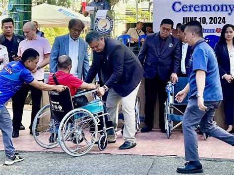 2nd District of Antipolo Receives 100 Wheelchairs from PCSO.